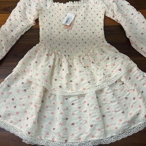 Extra small women’s dress with hearts by evolutionary brand new